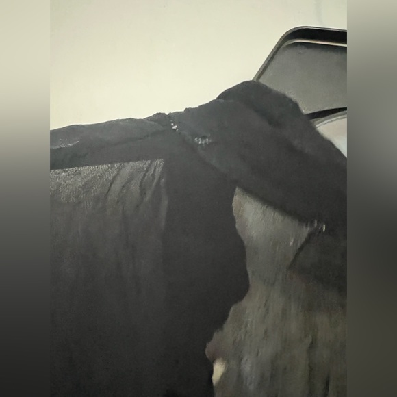 JL Studio Black Sheer Dress with Flowers Size 20W - Picture 5 of 6